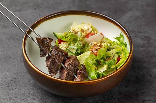 Стейк салат с вегасом