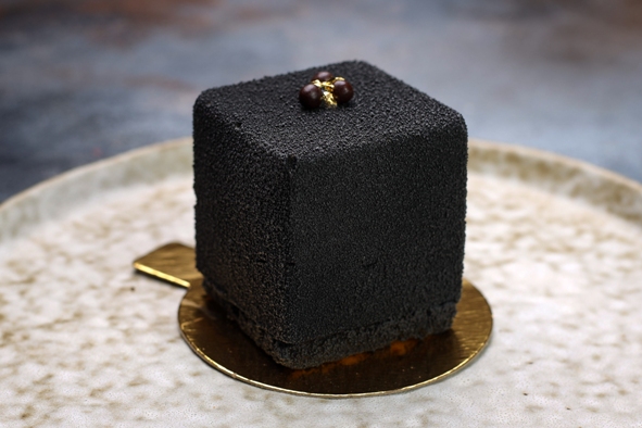 Шоколадно-малиновый десерт